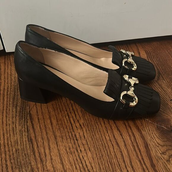 P&J JOURNAL BLACK Designer Women's Loafers New without Box Size 12.5 - Picture 2 of 7